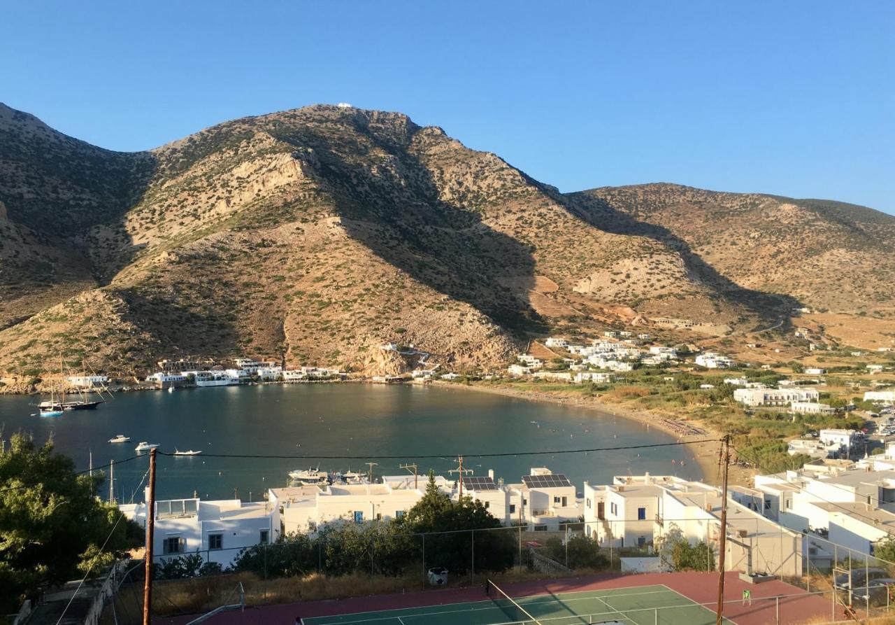 Sifnos Sunset Apartment Kamares  ภายนอก รูปภาพ